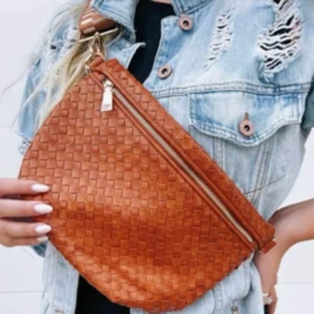 Woven bum bag